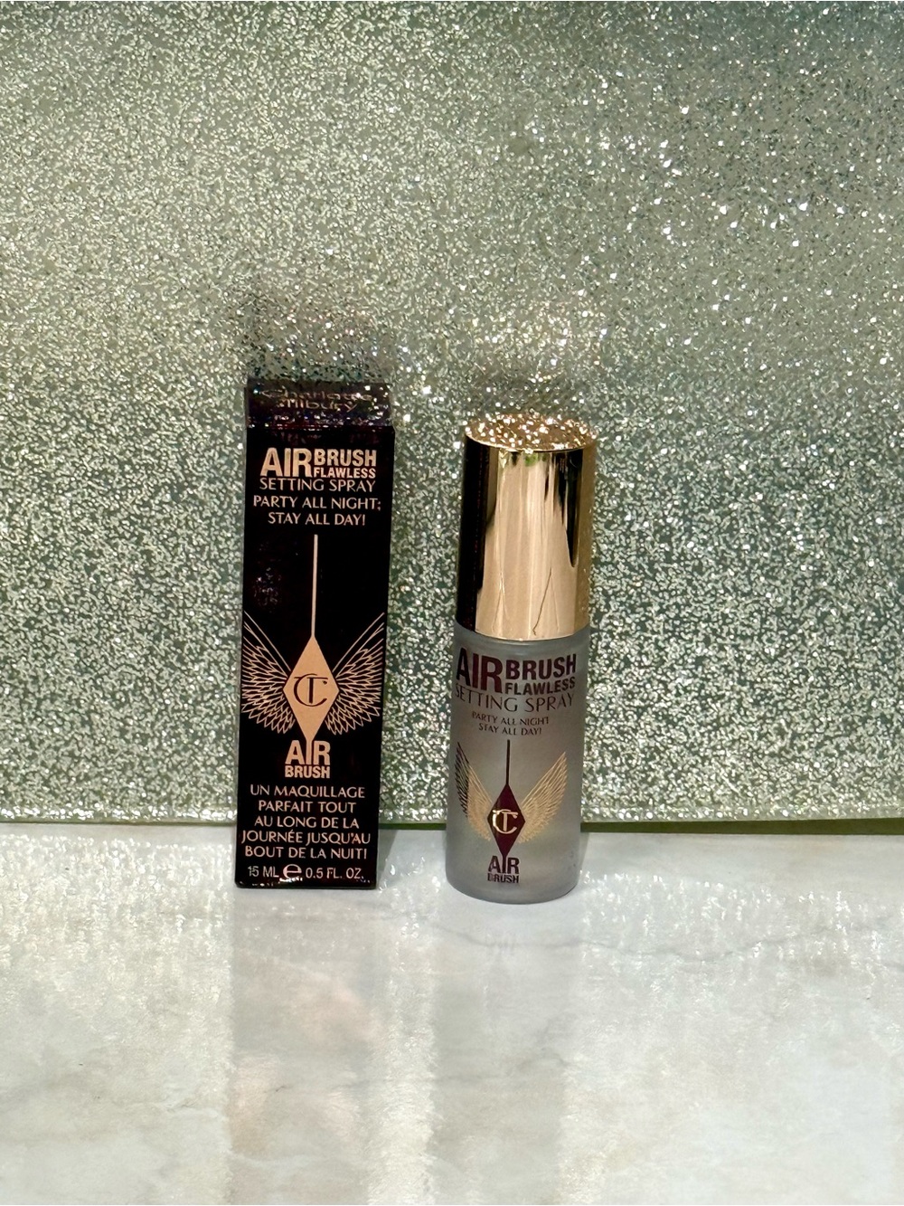 5 for $25 item 🌺 Mini Travel Charlotte Tilbury Airbrush Flawless Setting Spray